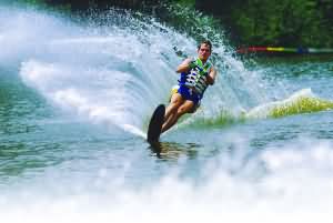 Enjoying watersport in Calabria